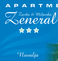 Apartmani Zeneral, Novalja